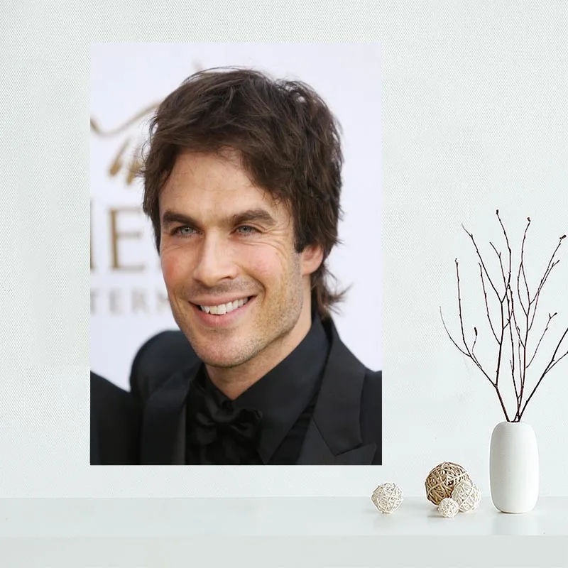 Новое поступление Ian Somerhalder Холщовый плакат планшетофон с рисунком тканевый
