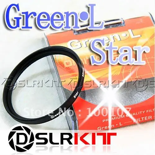 

Green.L67mm Star six 6 Point 6PT Filter for 67 mm LENS