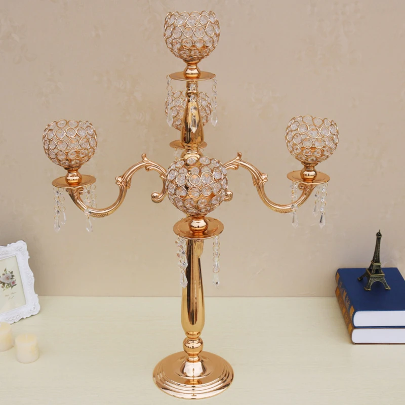 Арахис новый домашний подсвечник Рождественский Декор 73 см Высота золотой