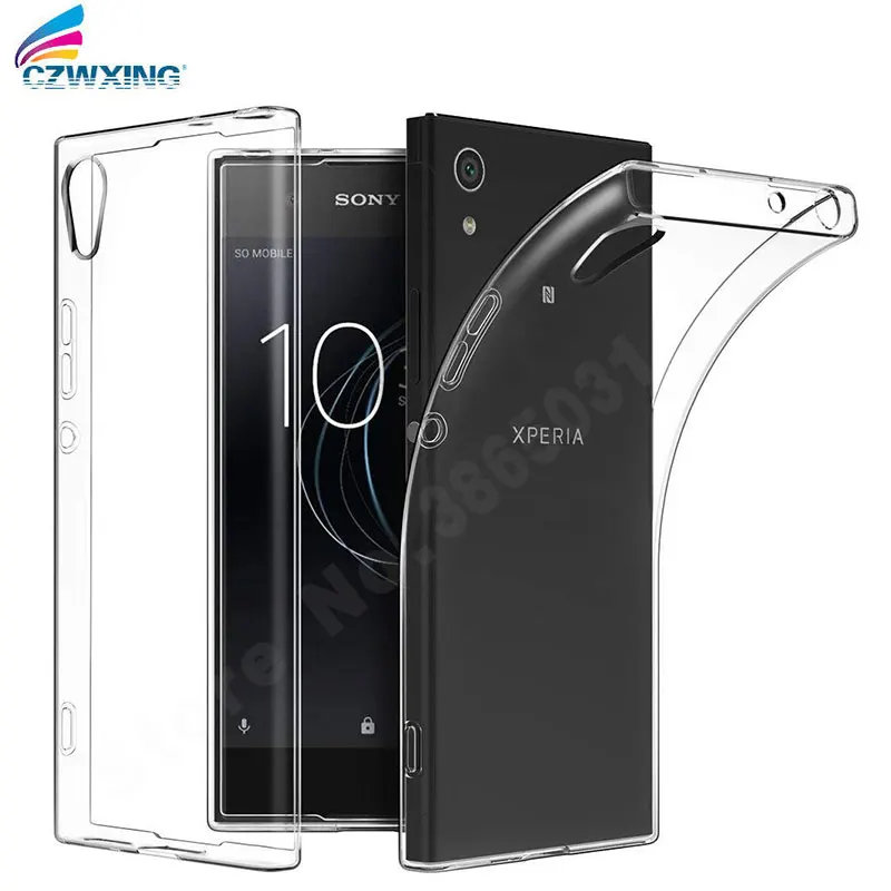 Чехол для Sony XA1 Plus силиконовый прозрачный ТПУ чехол телефона Xperia G3412 G3421 G3423 G3416 XA1plus