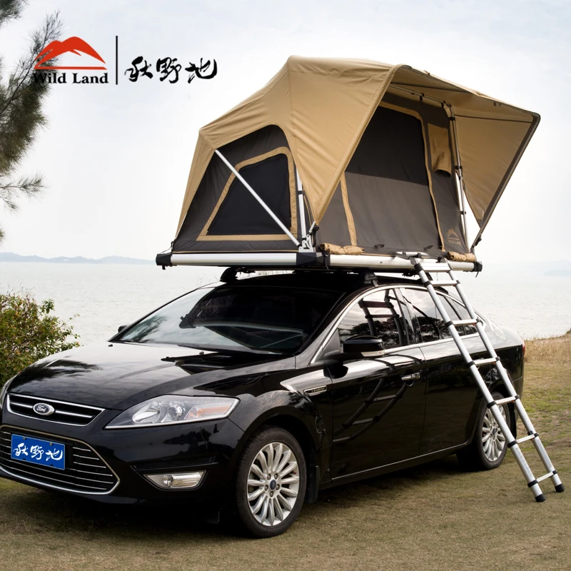 Лесным Прокат крыше палатки Нормандии 210D polyoxford PU 2000 мм 2 человек двойные слои