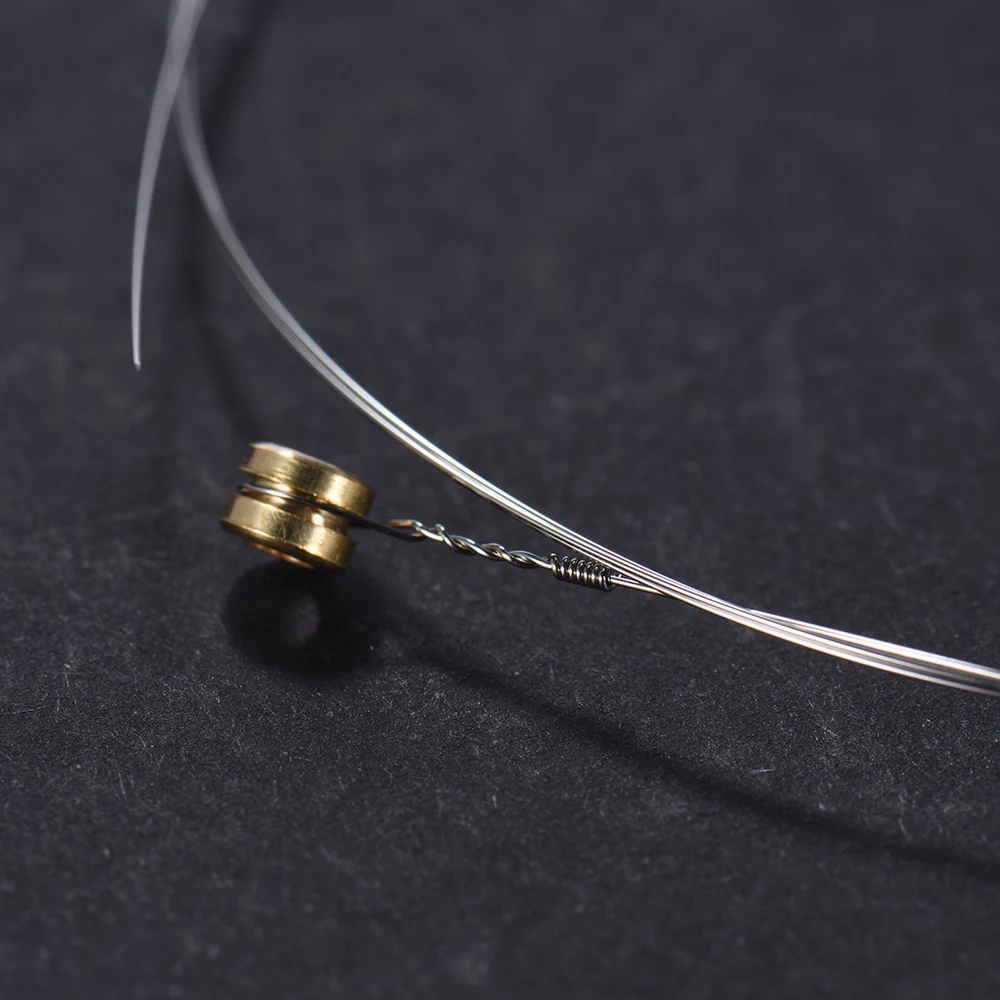 Orphee TX-1 Сменные Струны для одной гитары для акустической гитары 1st E-String(. 010) 10-Pack Высокоуглеродистая сталь Core 75/25