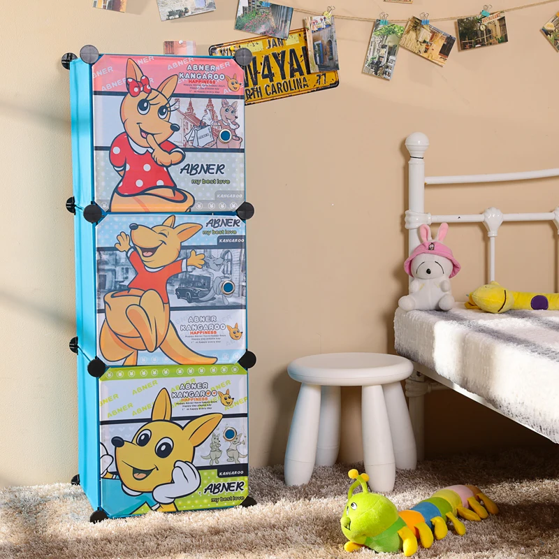 Шкаф гардероб с 3 ящиками большие простые шкафы армированные ткани из Оксфорд