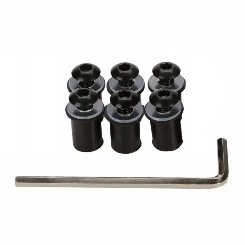 5 мм обтекатель ветрового стекла Болт Комплект лобового монтажные гайки +