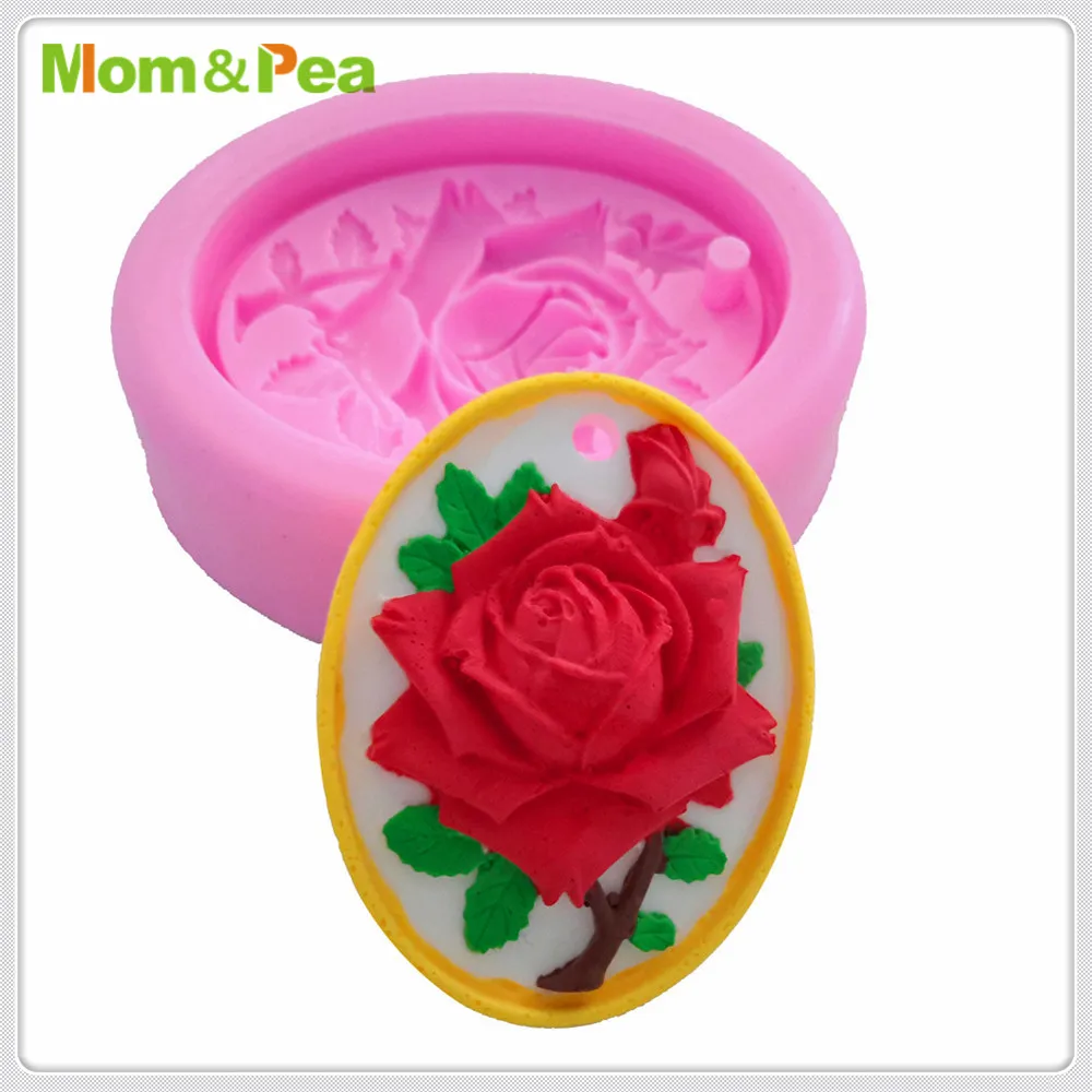 Mom & Pea MPA1894 силиконовая форма в форме розы для украшения торта помадка 3D