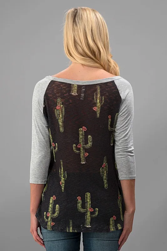 

2019 Women Fashion Camis Cactus Printed Hole Full Spaghetti Strap Crewneck O-Neck Round Neck T-Shirt Top Tops Casual Sexy Tee