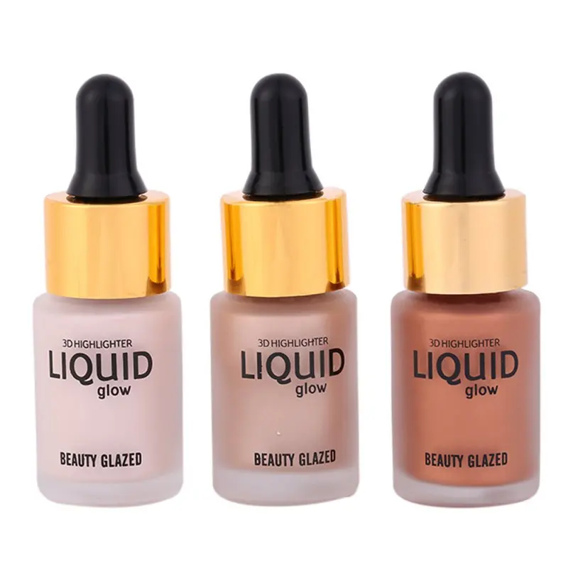 Жидкость 3D читая диоршоу illumatiors Liquid Glow Макияж Маркер крем Корректоры для лица Shimmer Уход за кожей лица Glow