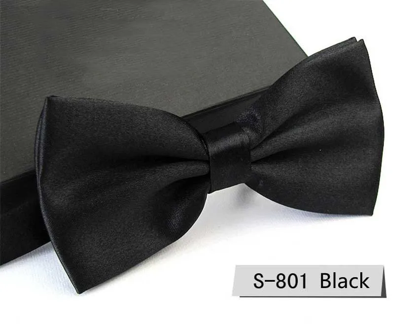 Мужской свадебный смокинг Свадебный галстук бабочка яркий регулируемый