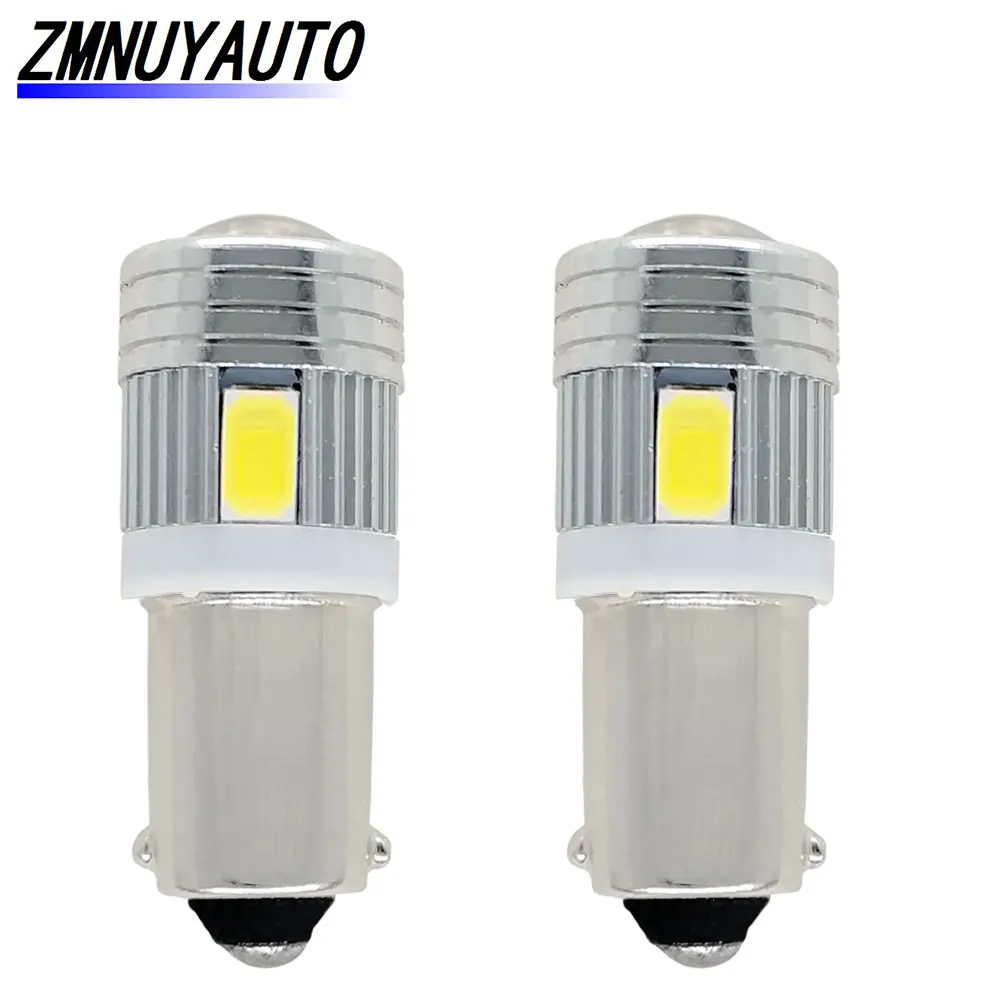 2 шт. светодиодный T4W BA9S лампы 65630 5730 SMD автомобиль внутренняя Лицензия плиты света