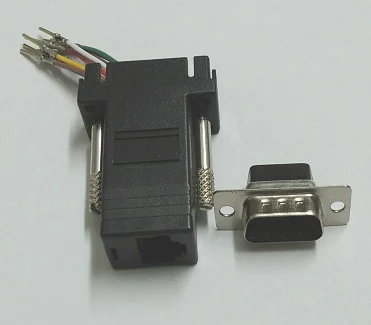 100 шт./лот Бесплатная доставка высококачественный черный проект RS232 DB9 переходник