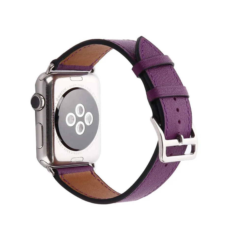 Ремешок из натуральной кожи для Apple Watch iWatch 42 мм 38 | Наручные часы