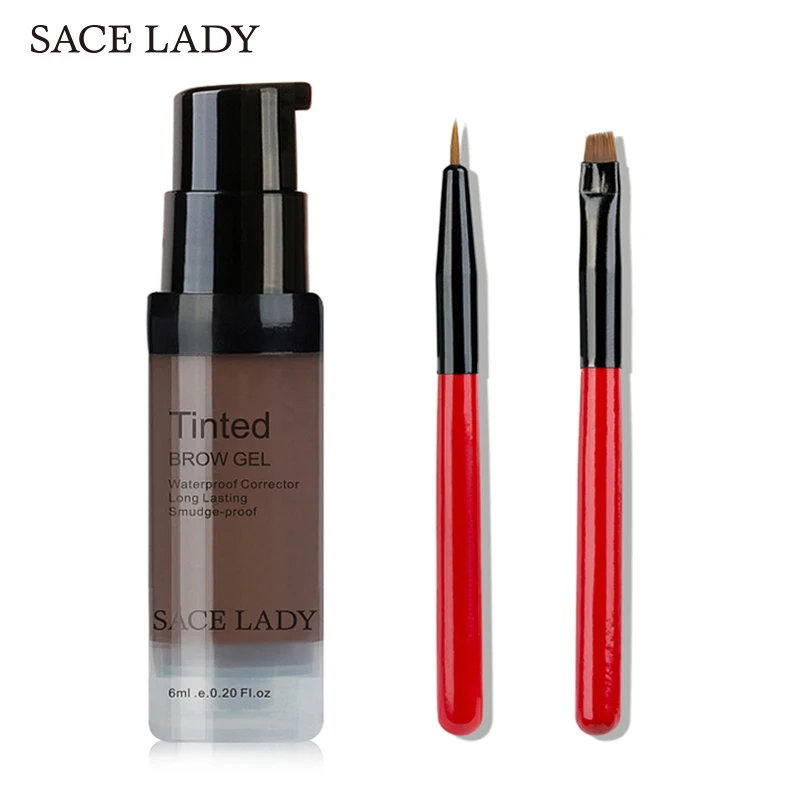 Sace Lady водостойкий хна для бровей красящий Гель макияжа Тени век восковой стойкий