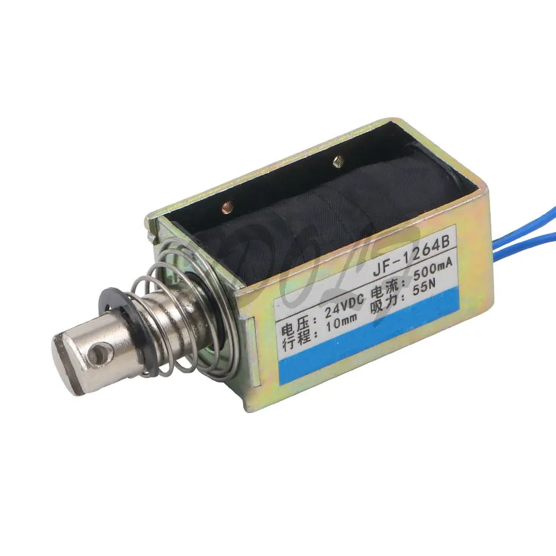 DC рама Двухтактный электромагнита JF 1264B DC12V 24 V всасывания 55N 10 мм|Магнитные