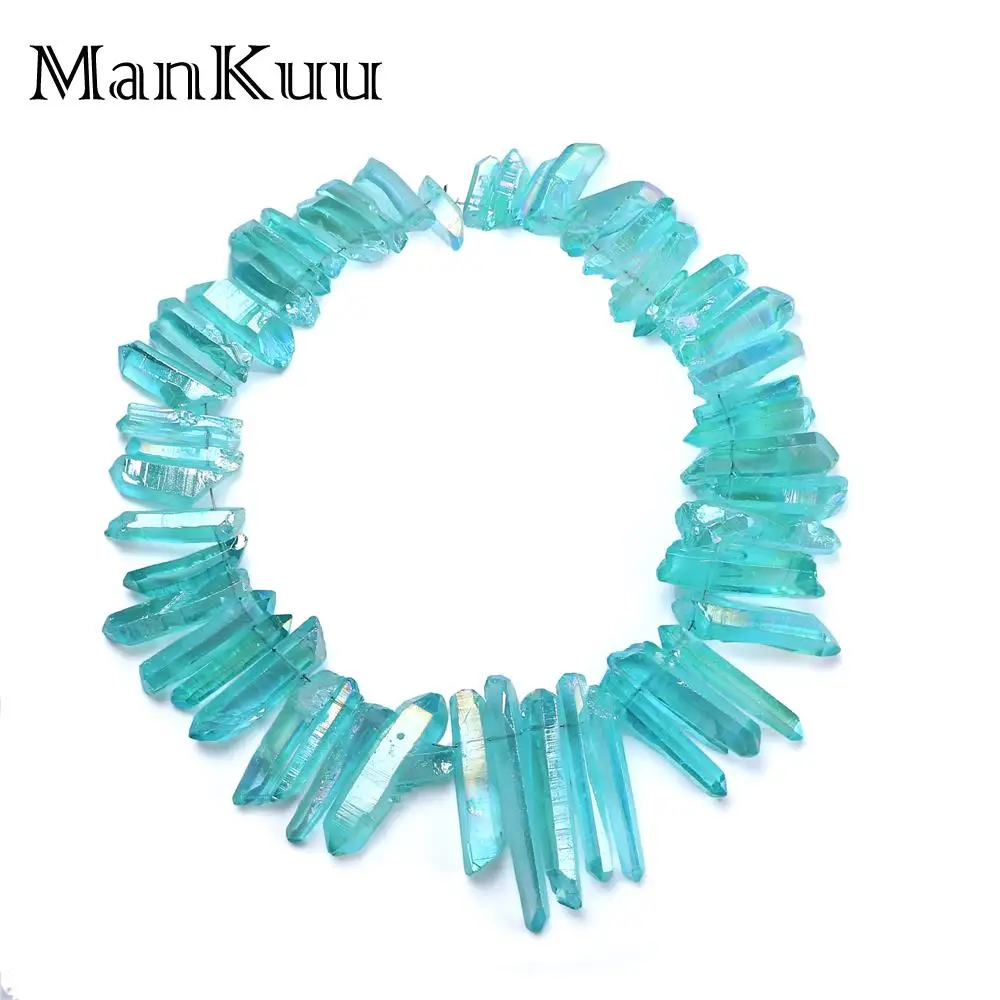 Mankuu Необычные искусственные столбы оптовая продажа бусины из натурального камня