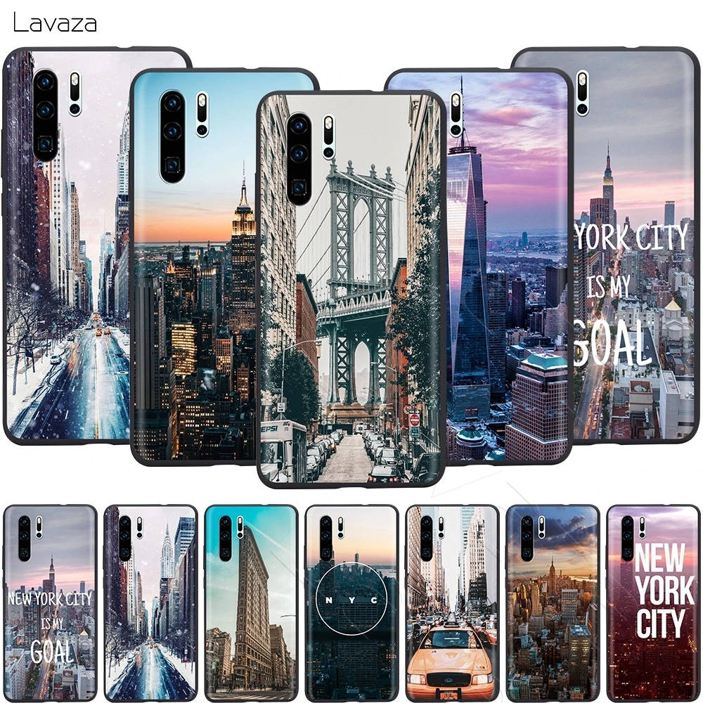 Чехол Lavaza NYC New York City для Huawei Mate Y7 Y9 P8 P9 P10 P20 P30 P40 Max Lite Pro P Smart Mini |