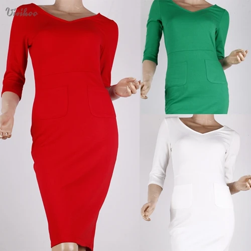 Бесплатная доставка . женщины сексуальное элегантное платье с v воротником