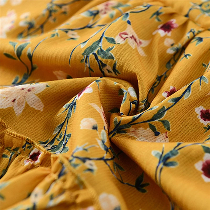 New Dress Cotton Toddler Baby Kids Girls Fly Sleeve Ruched Floral Flowers Print Dresses Clothes Girl Summer 2019 C8$ | Детская одежда и