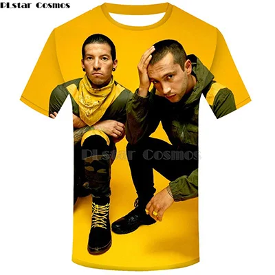 6 Футболка Twenty one pilots, Мужская 3D футболка, harajuku, топ, хип-хоп, Мужская футболка, уличная одежда, топы, модная мужская одежда, футболка - Цвет: 6