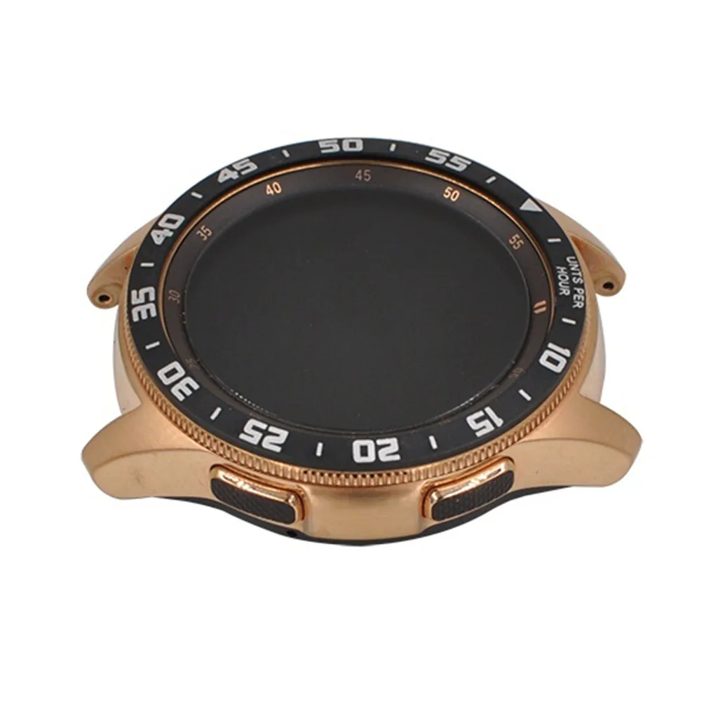 2 предмета в комплекте, для samsung Galaxy Watch 42/46 мм ободок кольцо Клей полное покрытие против царапин Нержавеющая сталь Смарт-часы носимые аксессуары