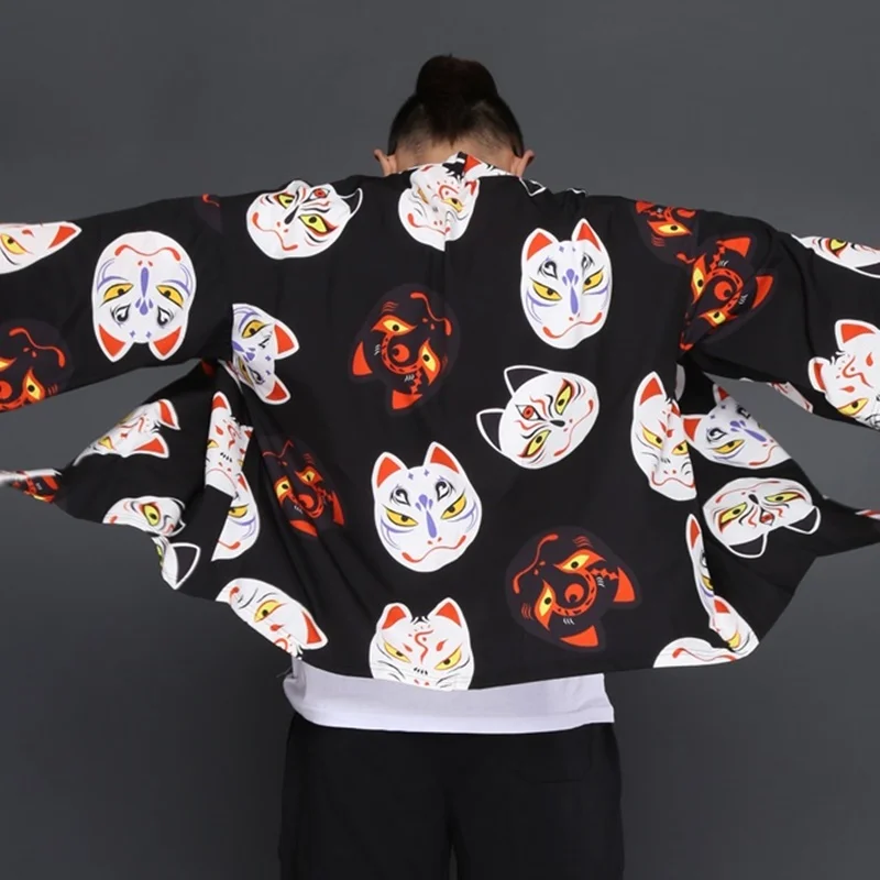 Yukata haori, мужское японское кимоно, кардиган, мужской костюм самурая, одежда, кимоно, куртка, мужское кимоно, рубашка yukata haori TA491