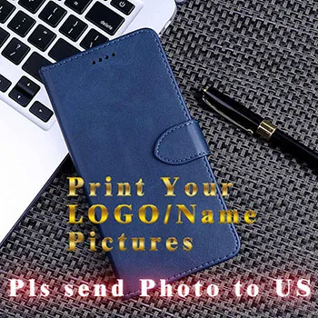 Персонализированный Чехол для телефона из искусственной кожи Lenovo K5 Note Play Name Custom