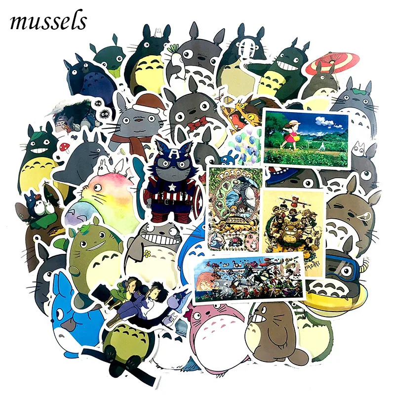 50 шт./японский классический мультфильм Хаяо Миядзаки для мотоцикла автомобиля и