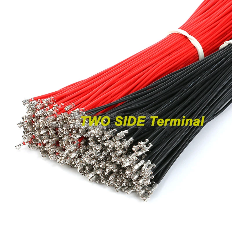 Бесплатная доставка 100 шт 24AWG двойной головной терминал XH2.54 кабель для