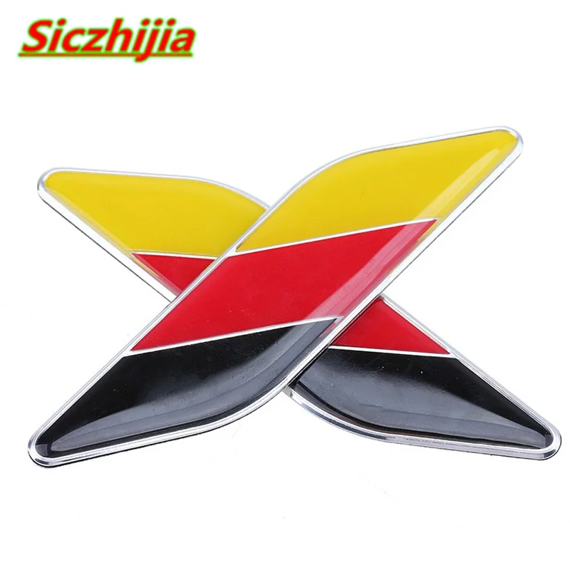 Наклейка с логотипом автомобиля Франция Германия Флаг Великобритании для Toyota Camry