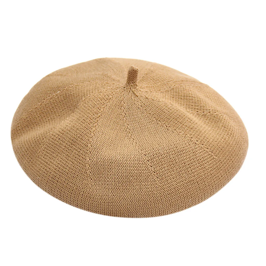 Берет Шляпа французский стиль шапочка однотонная бейсболка шляпа для женщин и