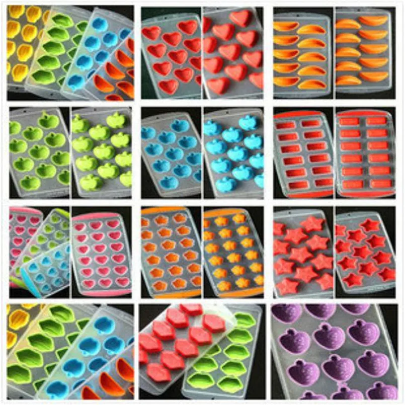 22*11 5*2 5 см силиконовый ледяной куб желе шоколадный фруктовый торт DIY прессформа