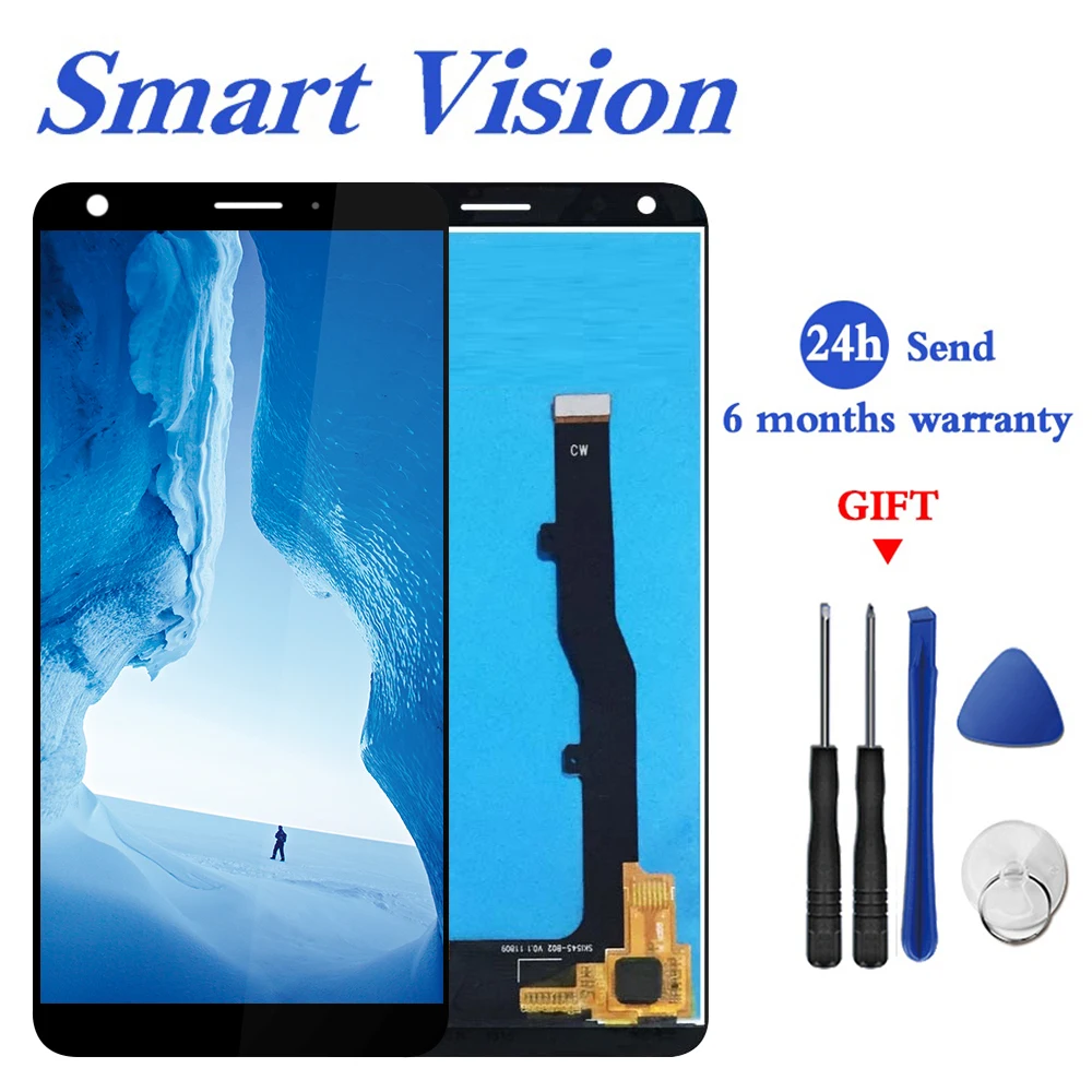 Для zte blade V9 Вита ЖК дисплей с сенсорным экраном дигитайзер стекло в сборе +