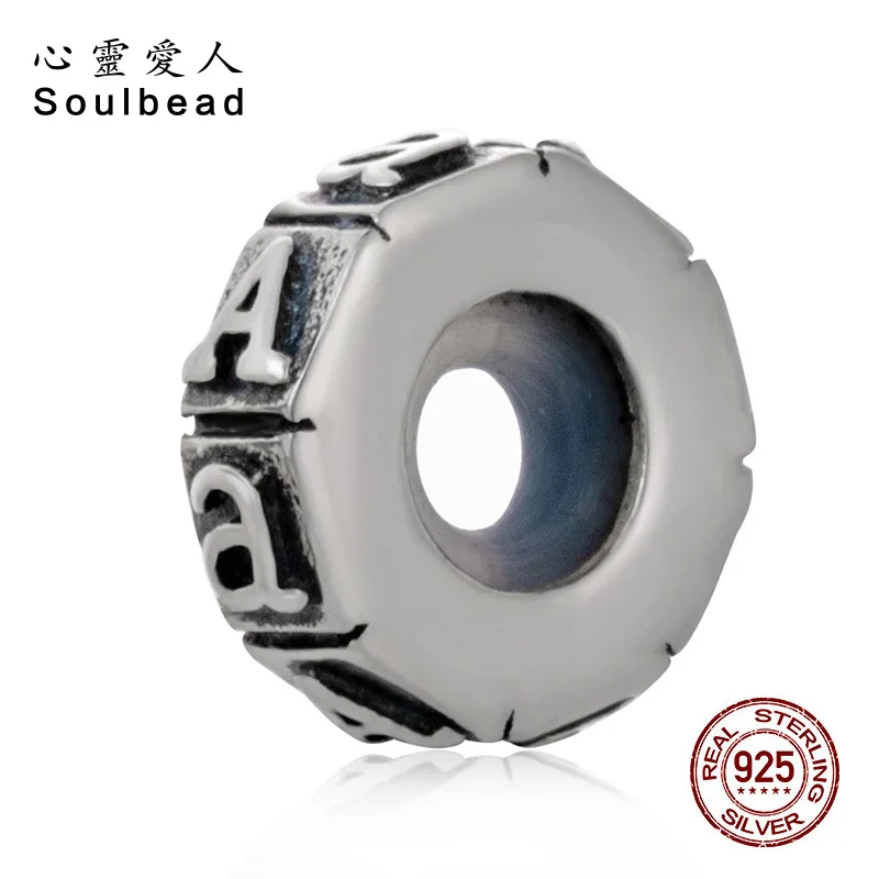 Бусины с алфавитом Soulbead искусственные бусины серебряная резиновая пробка