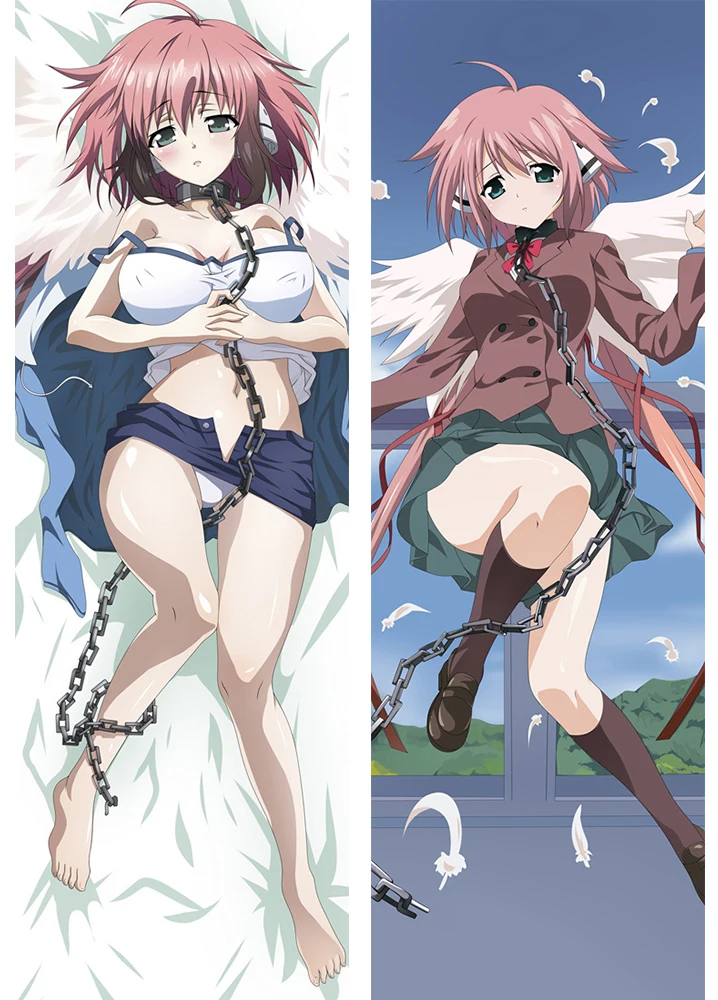 Аниме наволочка с персонажами из мультфильмов Sora no otoshimono сексуальная девушка Icarus