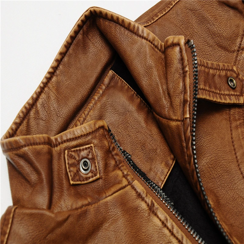 2019 Новое поступление брендовая мужская черная мотоциклетная кожаная куртка