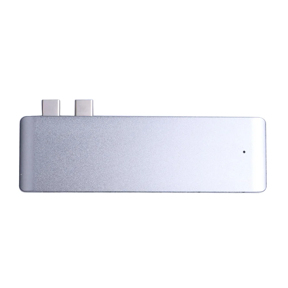 Мульти в 1 профессиональный двойной USB-C концентратор с тип-c зарядка PD SD TF