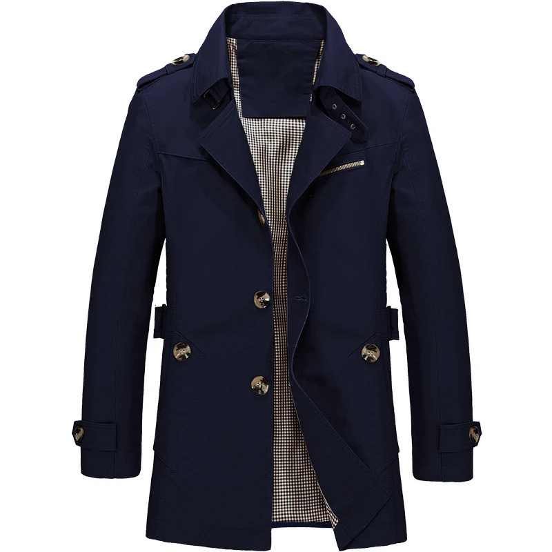 

Nice Men Jacket New vogue Slim Fit Style Autumn Winter Brand Clothing Army Cotton Top Fashion Coat Jacket Men Size M-7XL