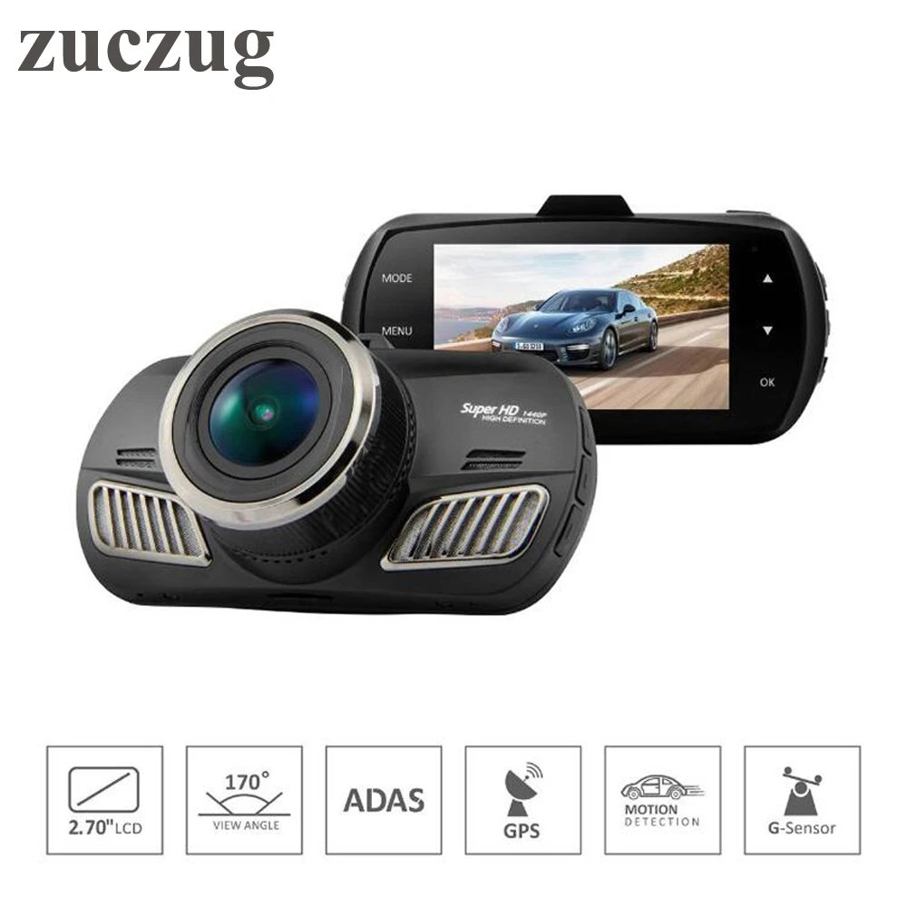 ZUCZUG Ambarella A12 Автомобильный видеорегистратор камера видео рекордер HD 1440P с