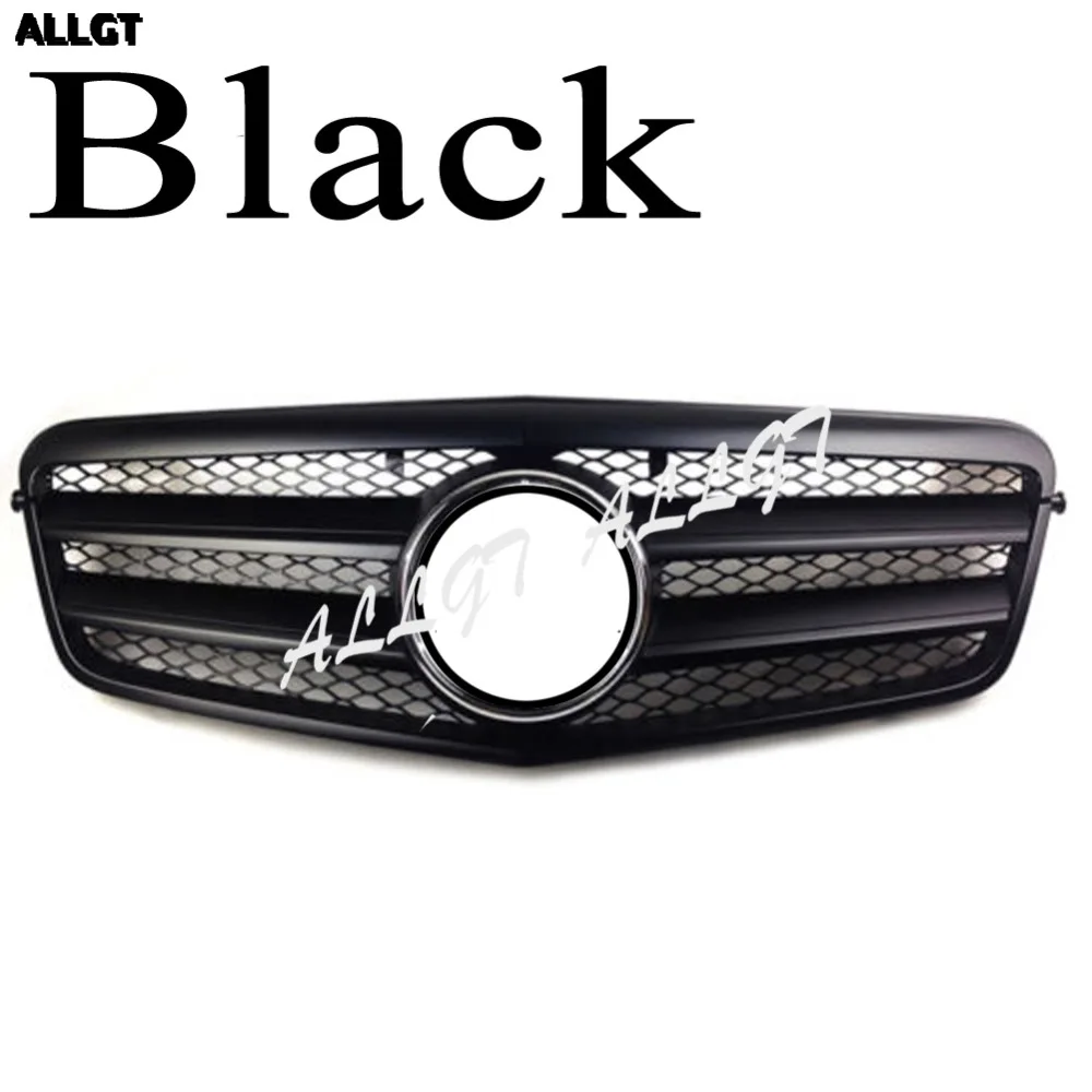 Передняя решетка автомобиля подходит для Mercedes Benz E Class E350 E550 E63 2010 2011 2012 2013 W212 решетка матовый черный хром AMG