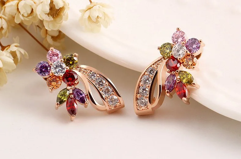 Модные ювелирные изделия оригинальные Кристаллы из Swarovski подходят Моне Лиза европейские женские циркониевые серьги новые модные ювелирные изделия