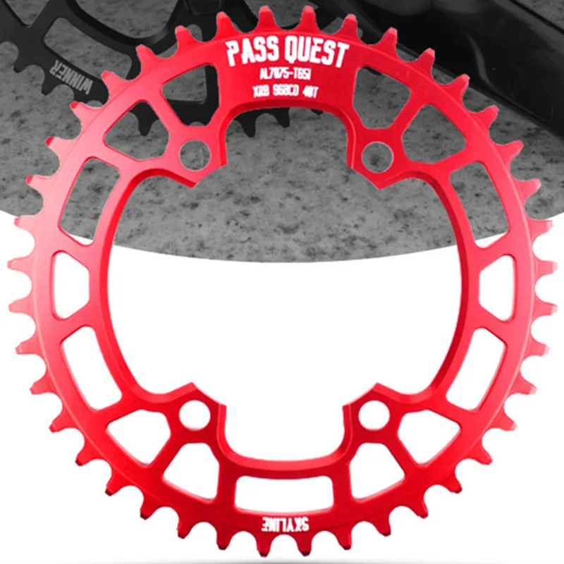 PASS QUEST 96BCD MTB велосипедная цепь узкий широкий велосипедный шатун 34-48t для 11