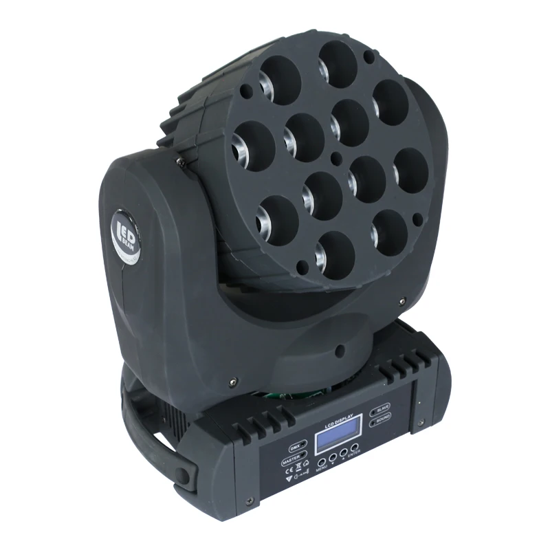 4 шт. 12x10 Вт RGBW 4в1 LED Moving Head Light шайба 9/16 DMX каналы для DJ Disco Party Light/SZB MH1210A|Эффект