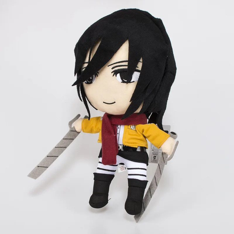 30 см аниме атака на Титанов плюшевые Shingeki No Kyojin Levi Rivaille фигурка Плюшевая Кукла Мягкие игрушки подарки мой герой