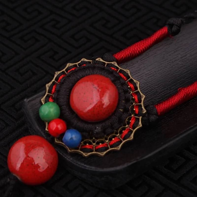 Новое модное этническое ожерелье винтажные длинные подвески на свитер ювелирные