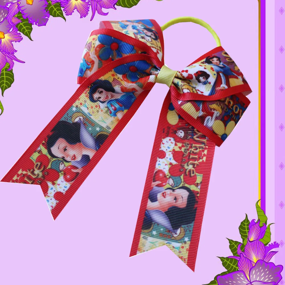20 шт. 4 5 &quotCheer Leader бант эластичная лента Grosgrain банты для волос с бутиком девочек