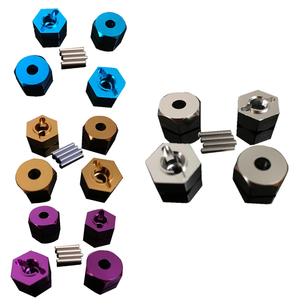2019 New Arrival 4Pcs 12mm Hex Wheel Hub Mount And Pins Durable Practical For RC 1/10 TRA Slash | Игрушки и хобби