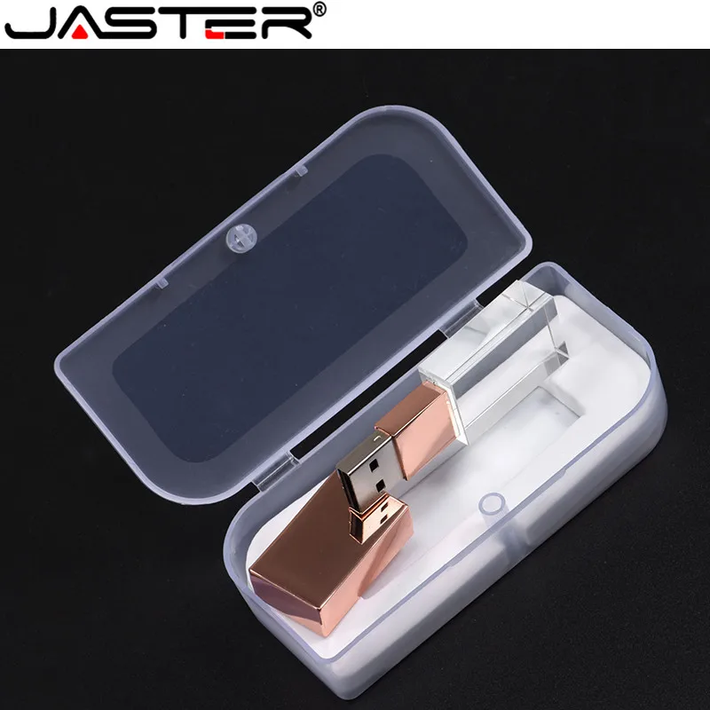 Кристальный USB флеш-накопитель USB 2,0 флеш-накопитель с логотипом на заказ Модный Usb свадебный подарок 4GB 16GB 32GB(более 10 шт бесплатный логотип
