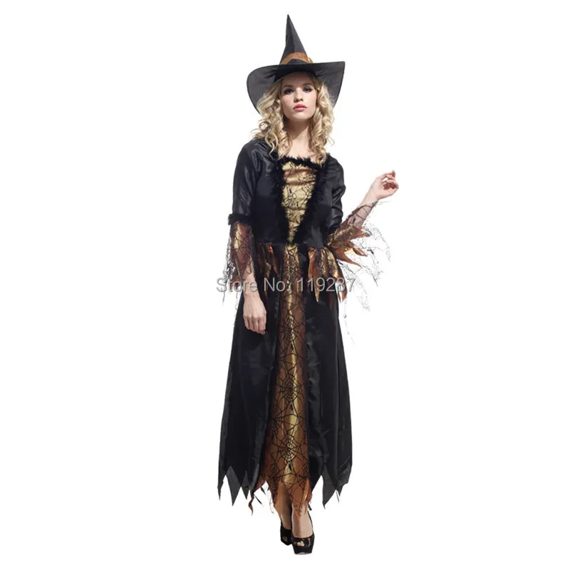 

Shanghai Story Fashion adult Halloween masquerade cosplay costume clothing noble witch clothes for 155-175cm women