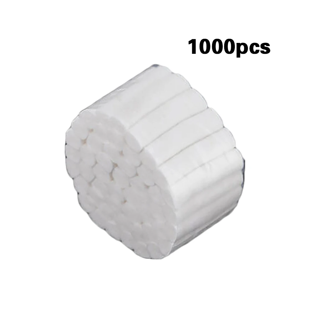

Dental Hemostatic medical cotton swab Cotton lap roll box dental materials 1000pc/set Cotton