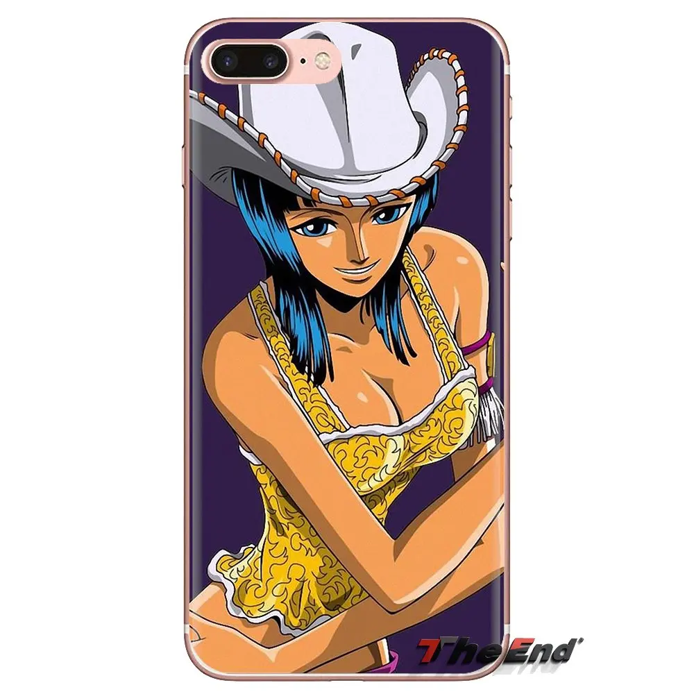 Аниме One Piece Nico Robin сексуальные ТПУ прозрачные чехлы для Samsung Galaxy J1 J2 J3 J4 J5 J6 J7 J8 Plus 2018