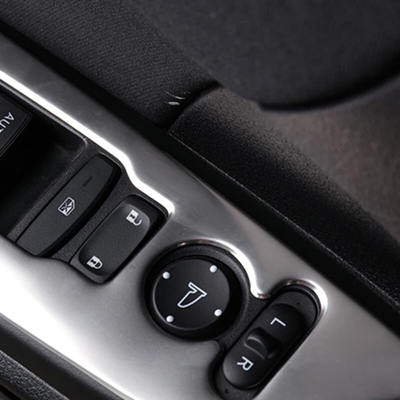 4 шт. панель управления дверью и окном из нержавеющей стали для Honda Civic 10 2016